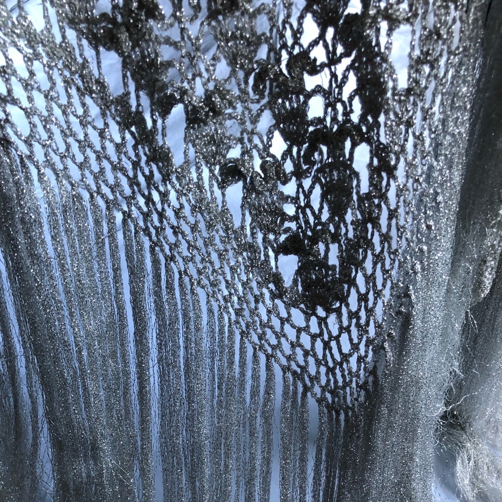 Silver shawl
